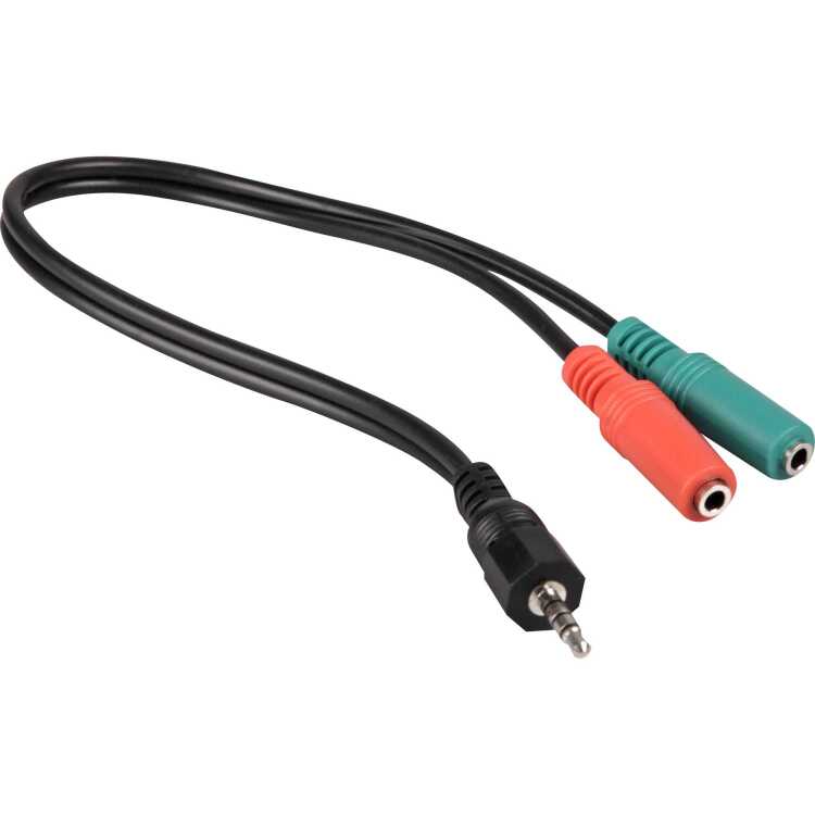 goobay Stereo Jack 4-Pin > 2x aansluiting adapter