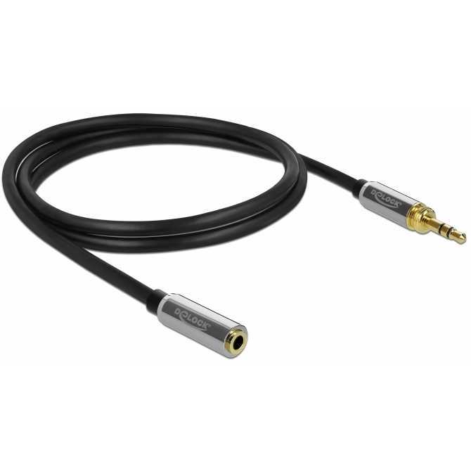 DeLOCK Stereo Jack 3,5 mm 3-Pin male > female verlengkabel