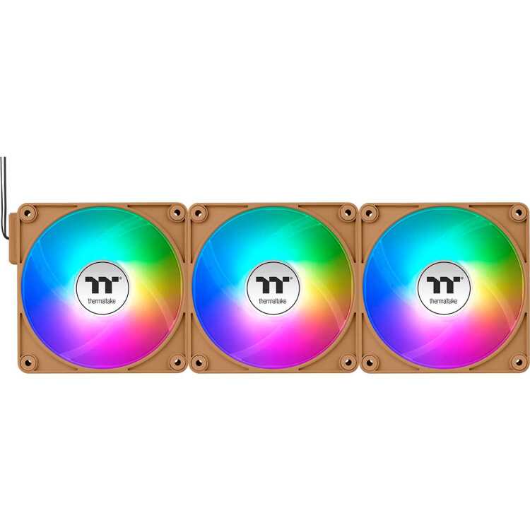 Thermaltake CT120 EX ARGB Sync PC Cooling Fan Gravel Sand (3-Fan Pack) case fan