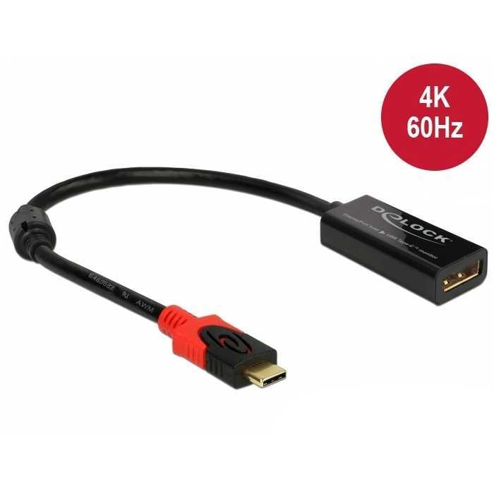 DeLOCK DisplayPort adapter voor USB-C monitor 4K