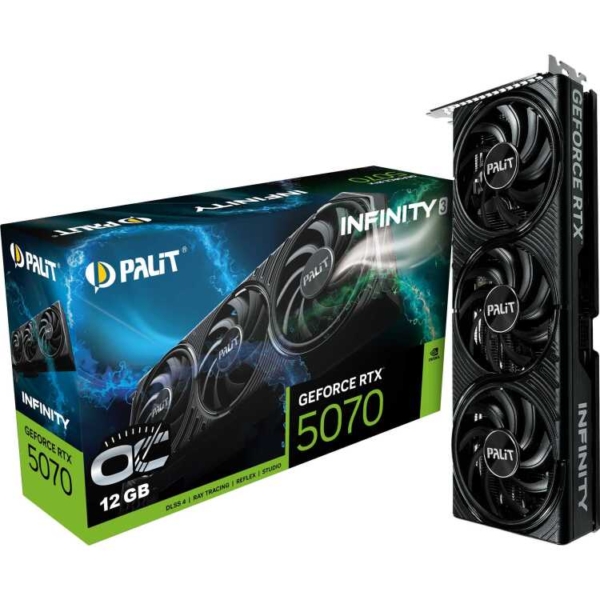 Palit GeForce RTX 5070 Infinity 3 OC grafische kaart