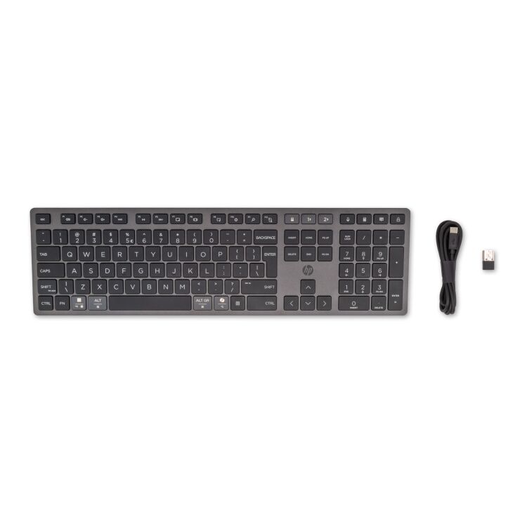HP 720 Multi-Device Rechargeable Wireless Keyboard toetsenbord