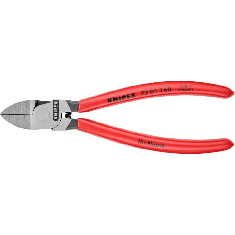 KNIPEX Zijsnijtang voor kunststof 72 01 160 kniptang