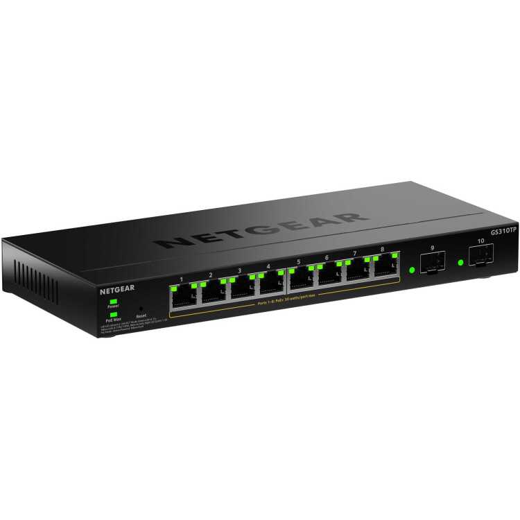 Netgear S350 8P GE POE+ SMART SWITCH