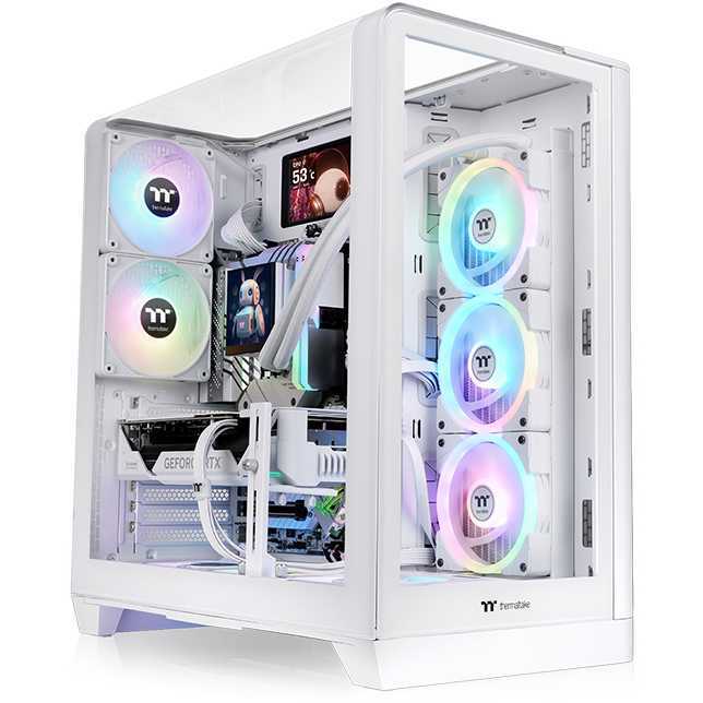 Thermaltake View 390 TG Snow midi tower behuizing