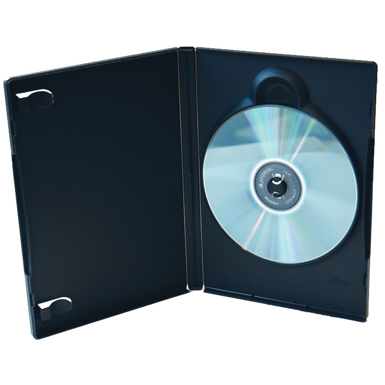 MediaRange DVD Case Single black sleeve