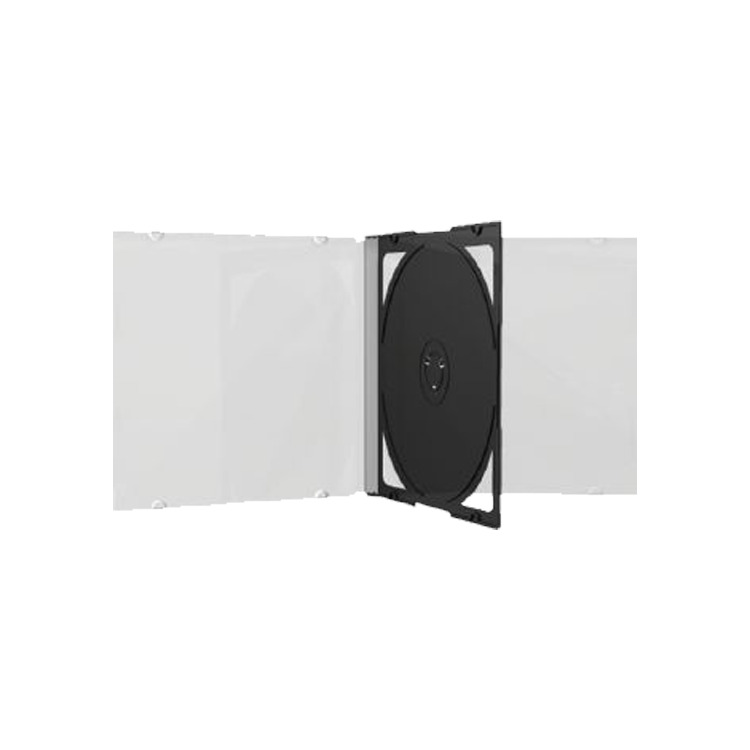 MediaRange Jewelcase Double black tray sleeve