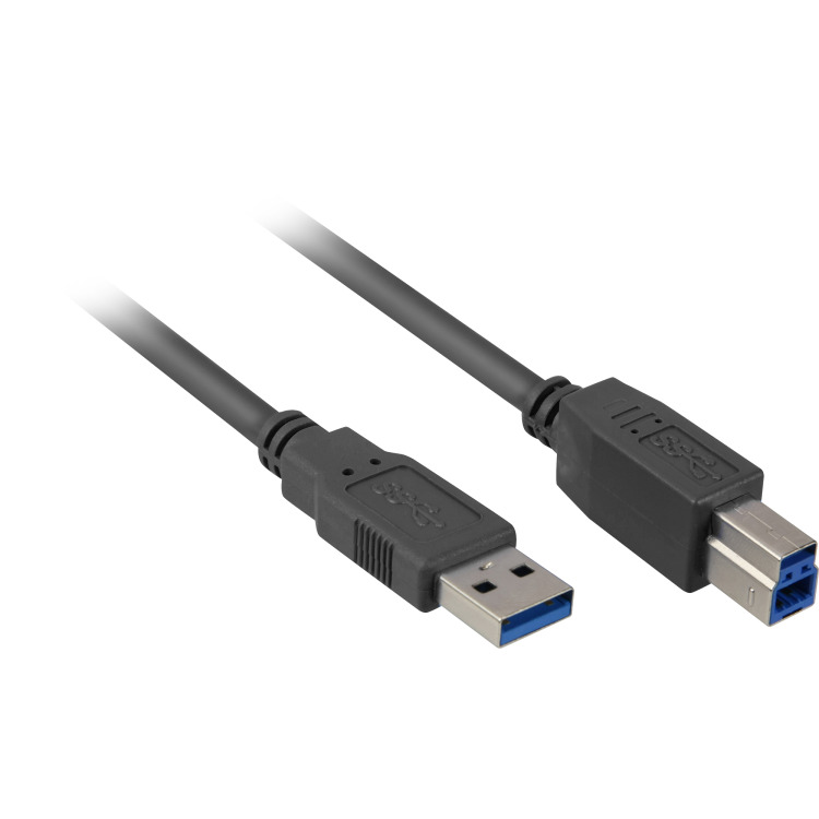 Sharkoon USB-A 3.0 > USB-B kabel