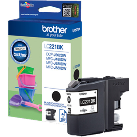 Brother Inkt - LC-221BK