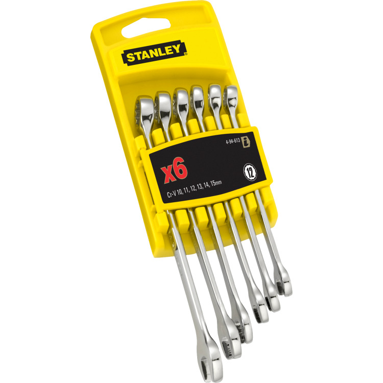 Stanley Ringsteeksleutelset (6 delige set) moersleutel