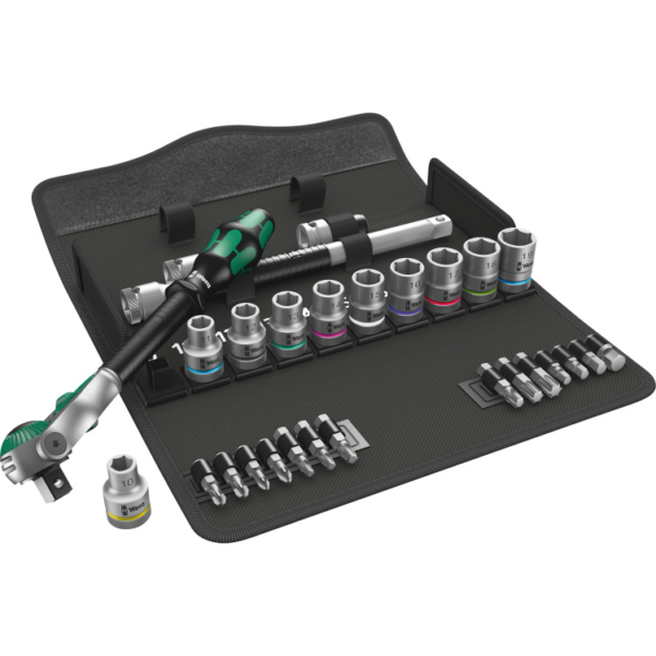 Wera 8100 SC 6 Zyklop Speed-ratelset, 1/2"-aandrijving gereedschapsset