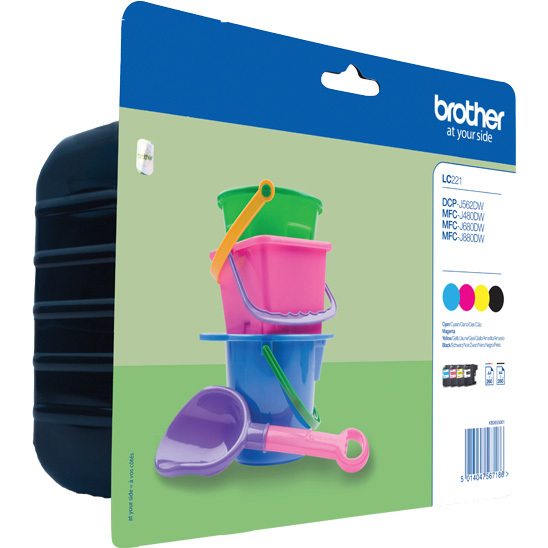 Brother VoordeelPack LC-221VALBP inkt