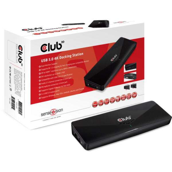 Club 3D USB 3.0 4K dockingstation