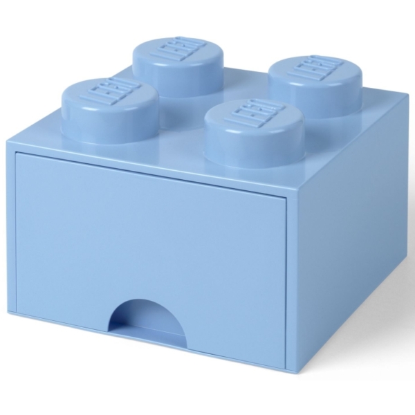 Room Copenhagen LEGO Brick Drawer 4 Licht blauw opbergdoos