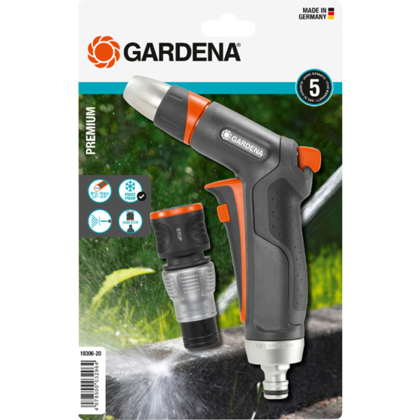 GARDENA Premium reinigingssproeier set 13 mm (1/2") - 15 mm (5/8“) spuit
