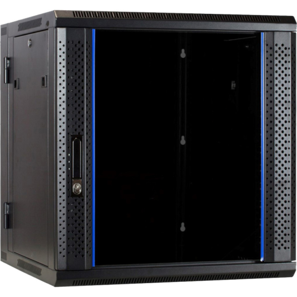 DSI 12U wandkast (kantelbaar) met glazen deur - DS6612-DOUBLE server rack