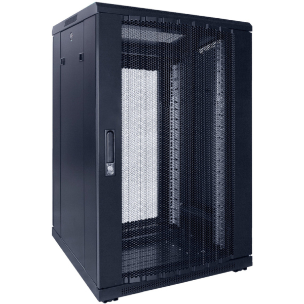 DSI 18U serverkast met geperforeerde deur - DS6618PP server rack