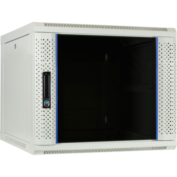 DSI 9U witte wandkast met glazen deur - DS6609W server rack