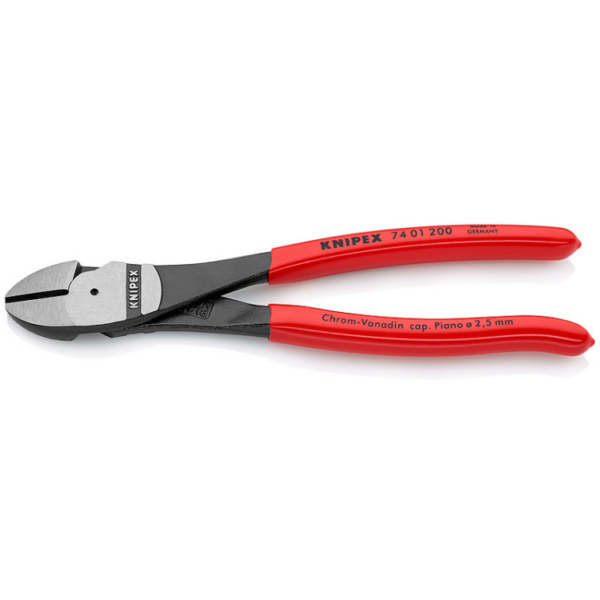 KNIPEX Kracht-zijsnijtang 74 01 200 kniptang