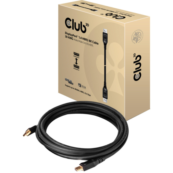 Club 3D DisplayPort 1.4 HBR3 kabel