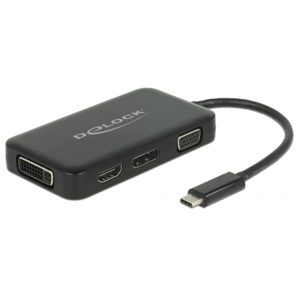 DeLOCK USB-C > VGA / HDMI / DVI / DisplayPort adapter