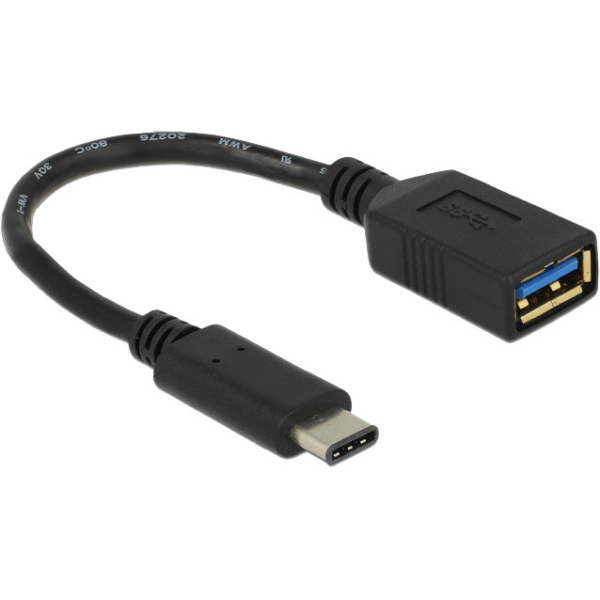 DeLOCK SuperSpeed USB-C 3.1, Gen 1 male > USB-A female adapter
