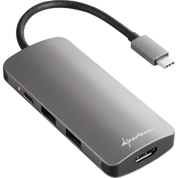 Sharkoon USB 3.0 Type C Multiport Adapter dockingstation