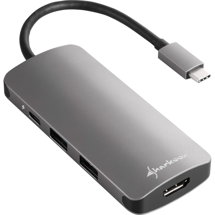 Sharkoon USB 3.0 Type C Multiport Adapter dockingstation