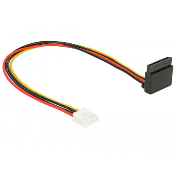DeLOCK Floppy 4 pin female > SATA 15 pin female kabel