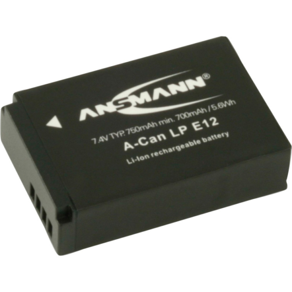 Ansmann A-Can LP-E12 oplaadbare batterij
