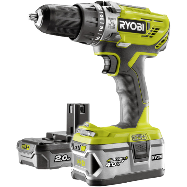 Ryobi R18PD3-242S klopboorschroevendraaier