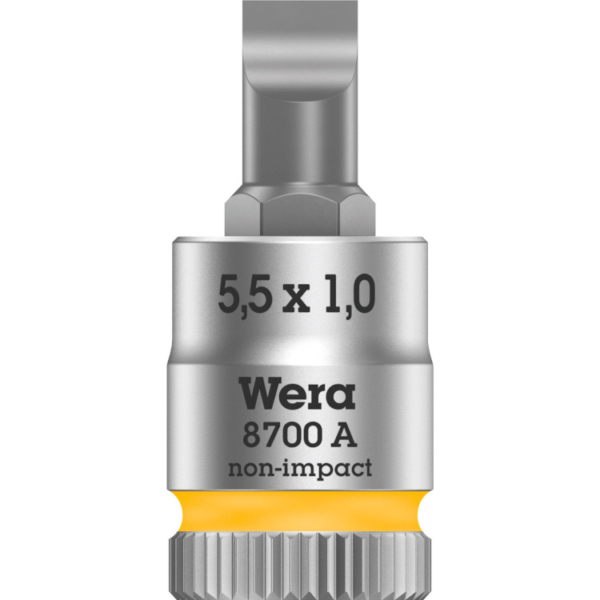 Wera 8700 A FL Zyklop sleufschroeven bitdop 1,2x6,5x28mm dopsleutel