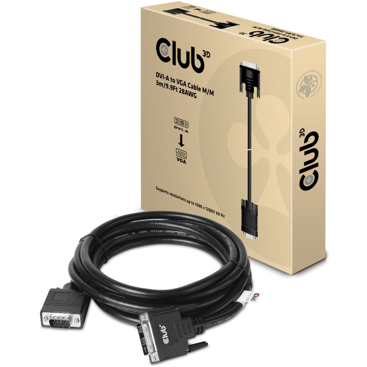 Club 3D DVI-A > VGA kabel