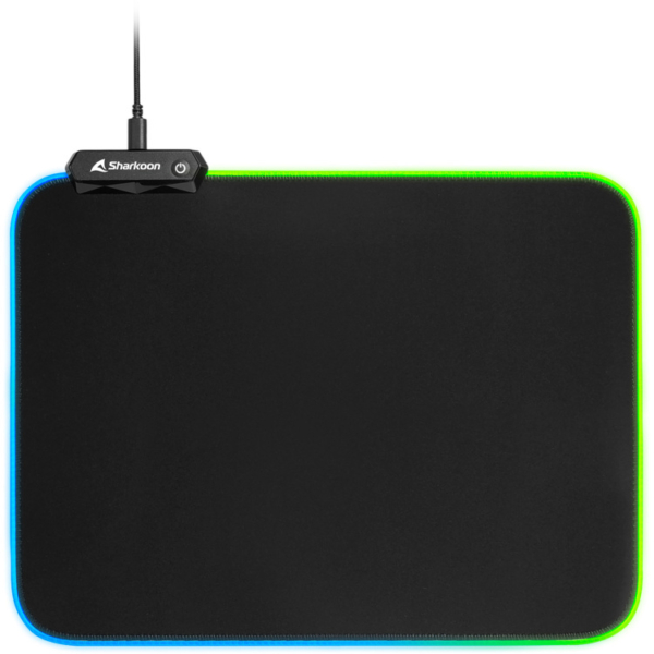 Sharkoon 1337 RGB V2 Gaming Mat 360 gaming muismat