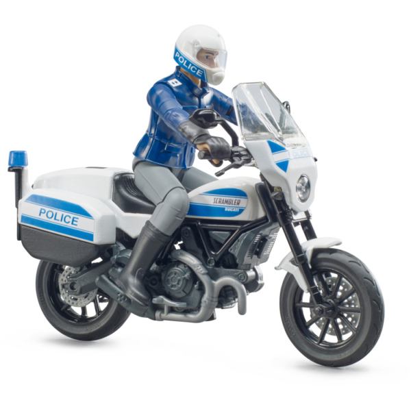bruder bworld Scrambler Ducati Politiemotor modelvoertuig