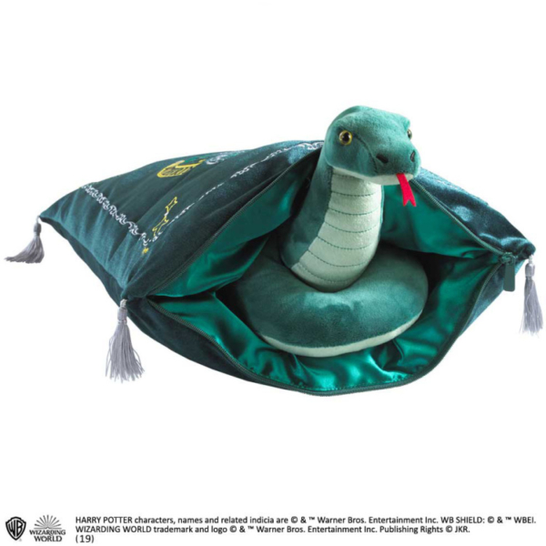 Noble Collection Harry Potter: Slytherin House Mascot Plush and Cushion pluchenspeelgoed