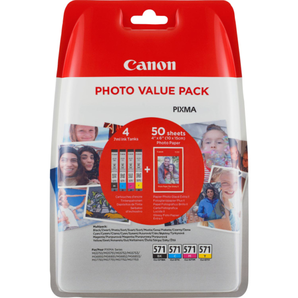 Canon Photo Value XL CLI-571XL inkt