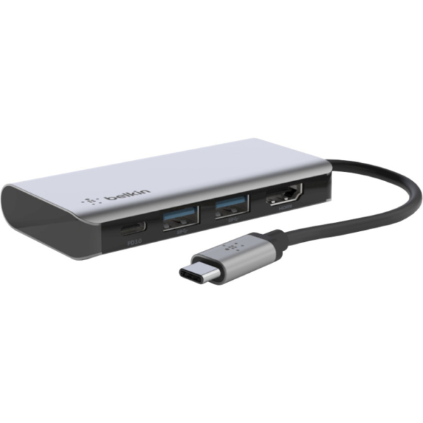 Belkin CONNECT Meerpoorts 4-in-1 USB-C dockingstation