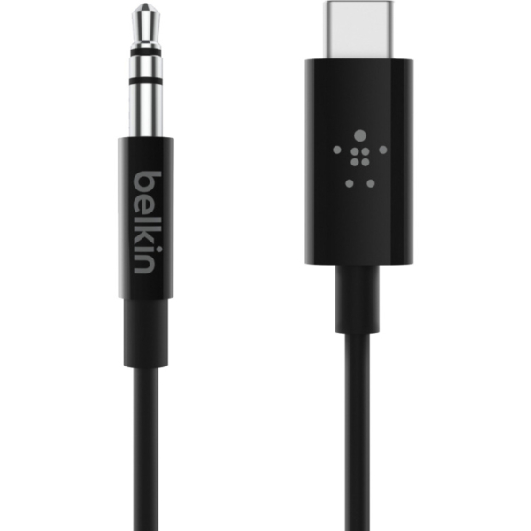 Belkin RockStar 3,5 mm met USB-C-connector kabel