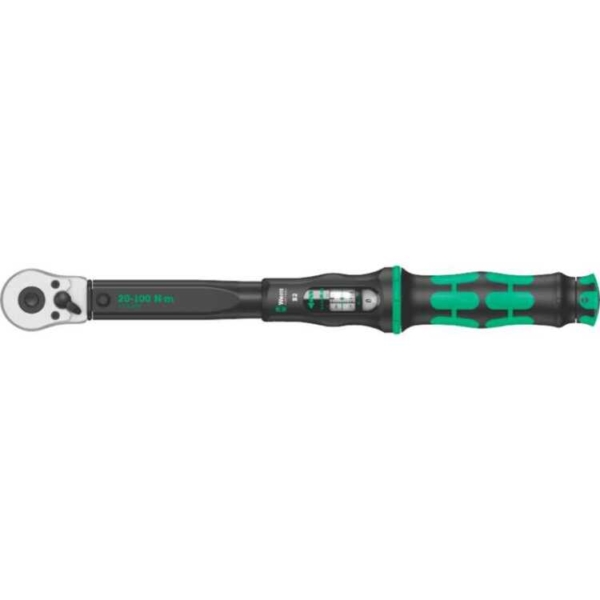 Wera Click-Torque B 2 draaimomentsleutel met omschakelratel, 20-100 Nm