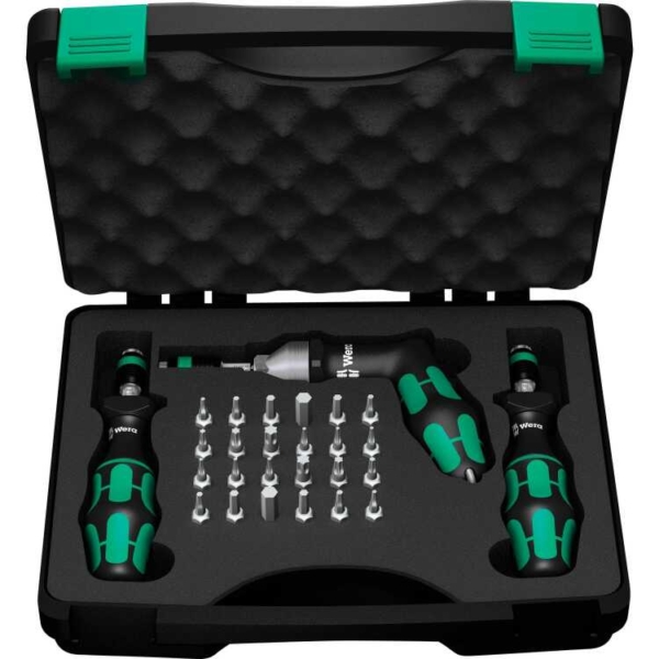 Wera 7445/46/47 Kraftform Schroevendraaierset 2,5-55,0 in.lbs.