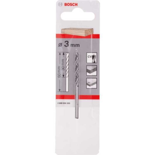 Bosch Houtspiraalboor Standaard 3mm boren