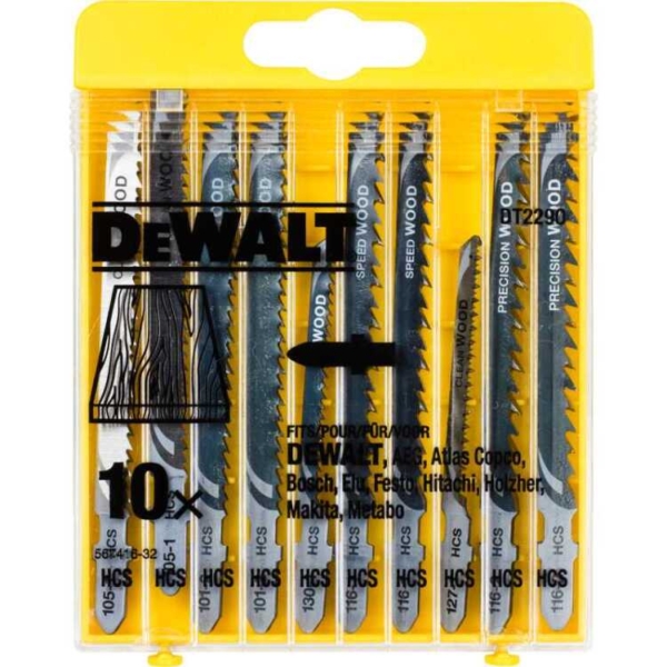 DEWALT HCS decoupeerzaagbladenset DT2290, 10-delig
