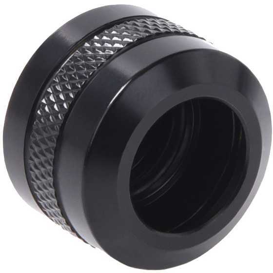 Alphacool Eiszapfen PRO 13 mm HardTube Fitting G1/4 - Deep Black verbinding