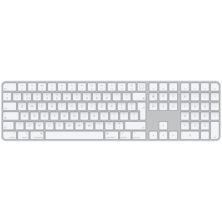 Apple Magic Keyboard met Touch ID en numeriek toetsenblok voor Mac-modellen met Silicon toetsenbord