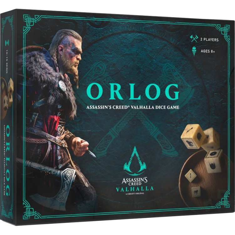 Asmodee Assassin's Creed Valhalla! Orlog Dice Game Dobbelspel