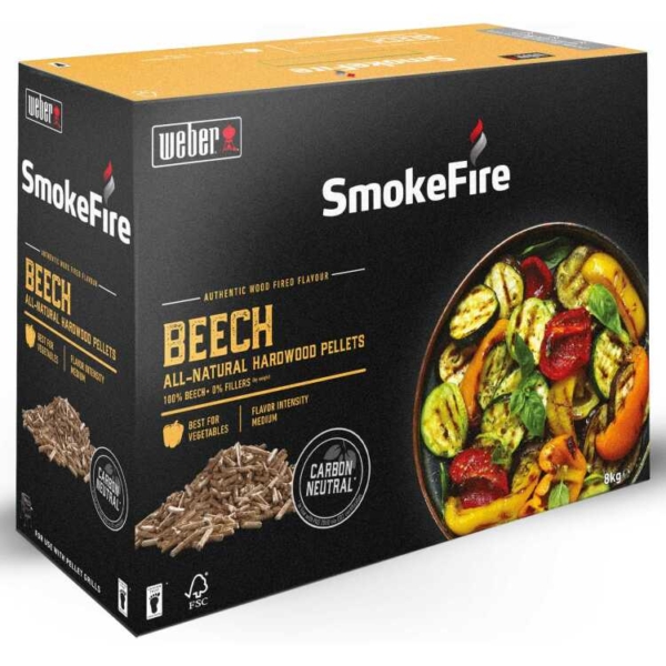 Weber SmokeFire Natuurlijke hardhout pellets - Beech brandstof