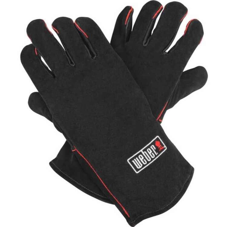 Weber Leren barbecuehandschoenen