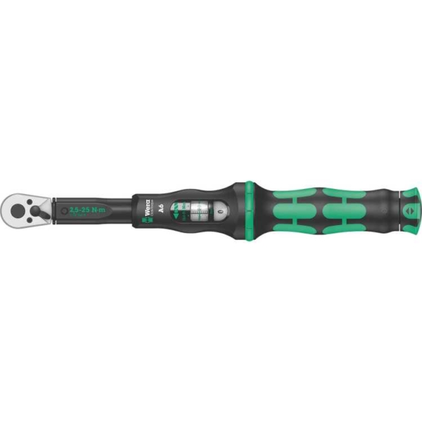 Wera Click-Torque A 6 draaimomentsleutel met omschakelratel, 2,5-25 Nm