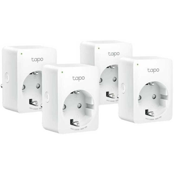 TP-Link TAPO P100 Mini Smart Wifi-stopcontact (4 pack) schakel stekkerdoos